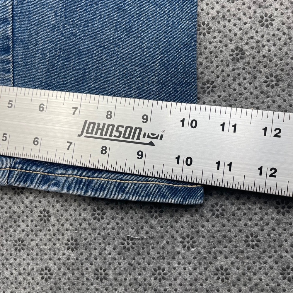 NEW True Religion Joey Mid Rise Flare Jeans Neptune Wash Blue Size 29 - W32xL33 - Picture 9 of 12